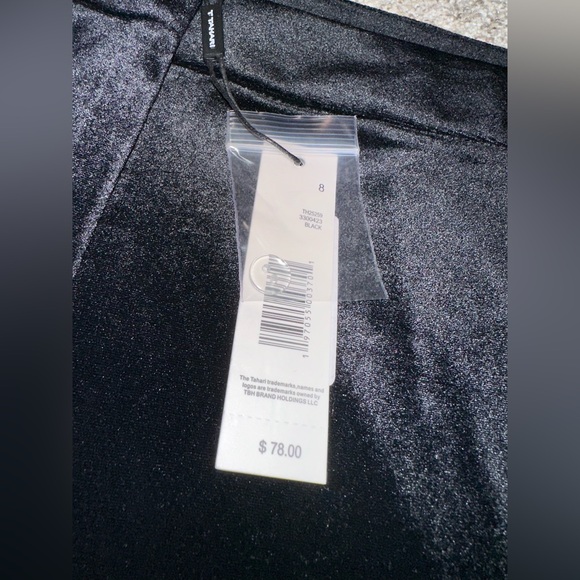 Tahari Black Shimmer Pants - Picture 3 of 4